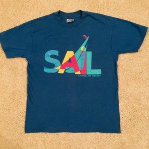 Vintage 90s nautical tshirt - SAIL California